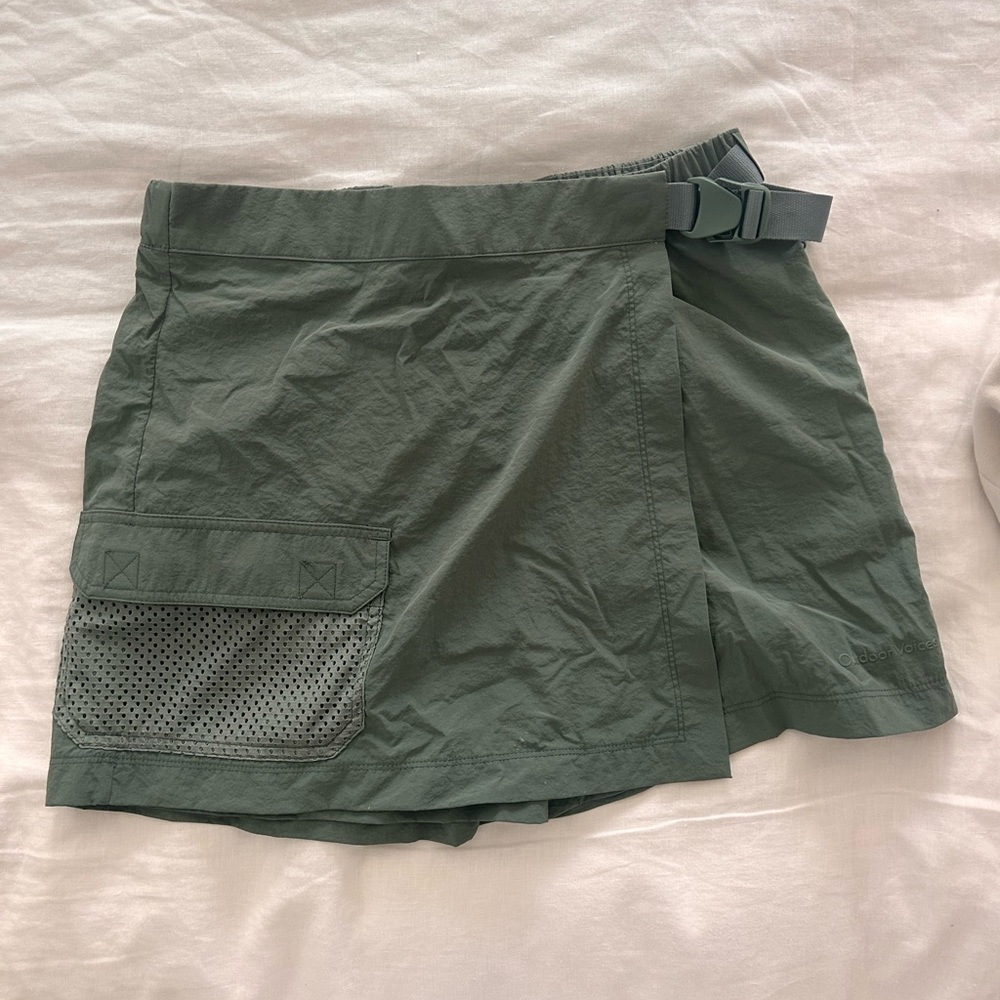 Outdoor Voices Olive Elastic Waist skort